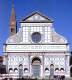 Facciata della chiesa Santa Maria Novella in Firenze